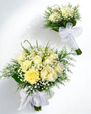 Bouquet Esencia Nupcial – Bouquet de Novia en Rosas Blancas