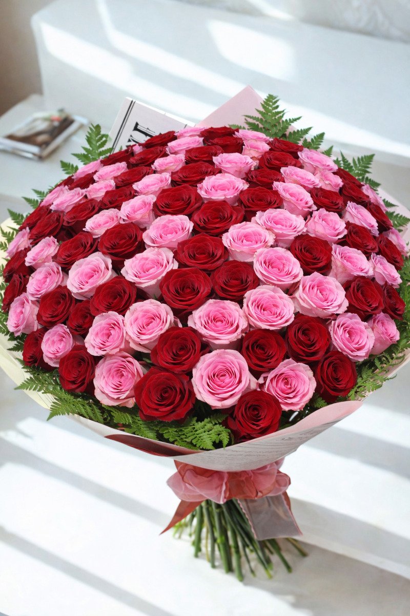 Bouquet Armonía de Amor 100 Rosas