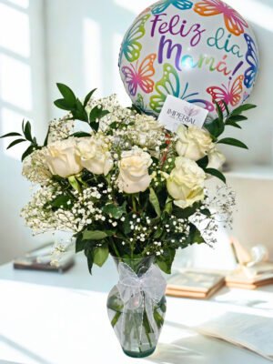 Elegancia Mamá 12 Rosas