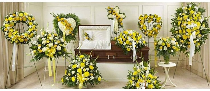 Arreglos florales para condolencias con entrega de flores para funerales en Santiago